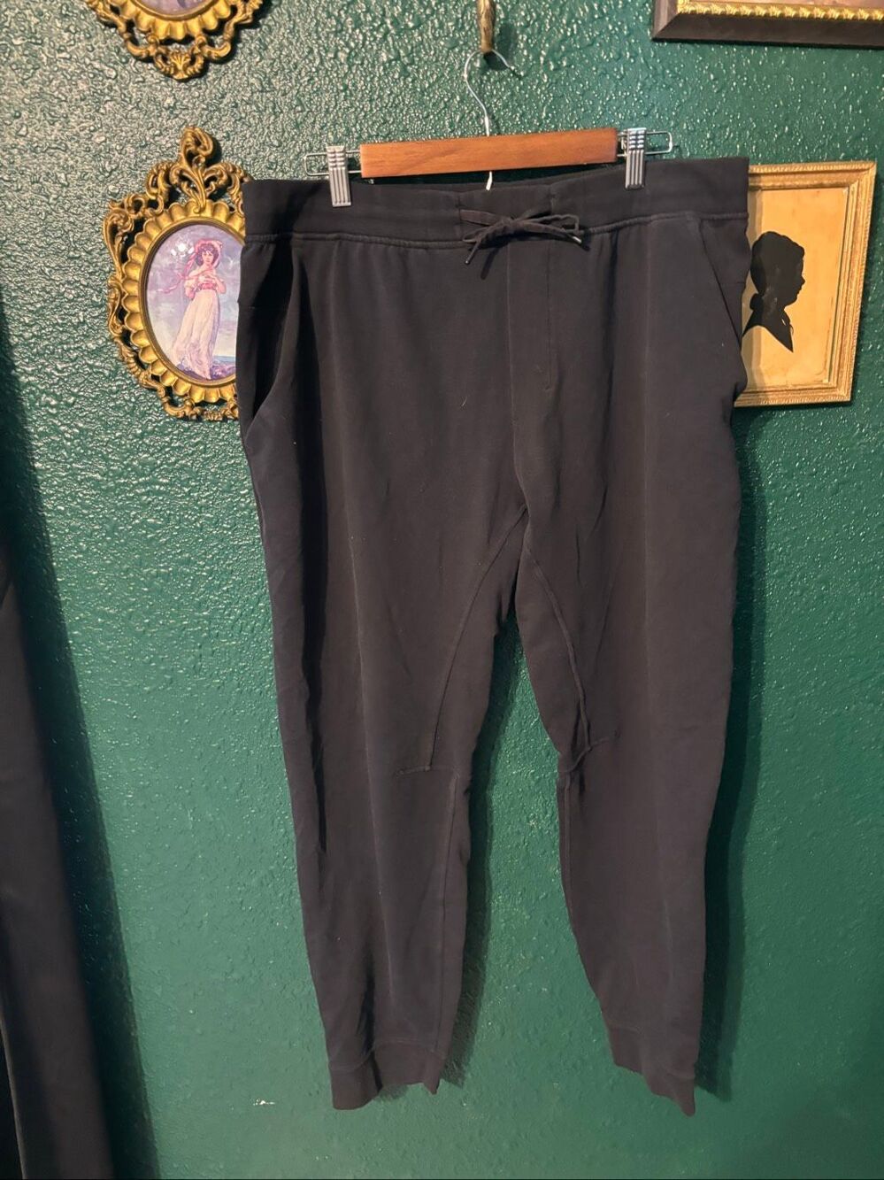 Lululemon Mens City Sweat Joggers pants Size XXL Black drawstring running